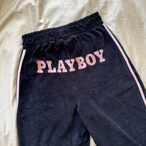 Playboy black sweatpants - size small